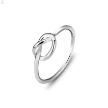 Valentine Jewelry Double Silver Love Knot Rings, Couple S925 Sterling Silver Love Knot Ring